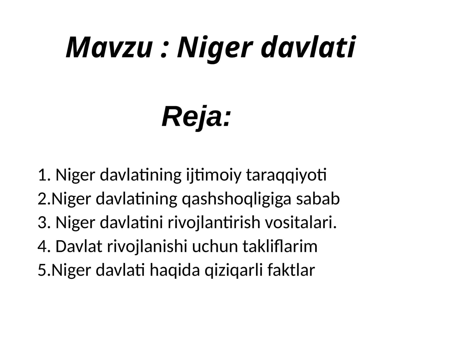 Niger davlati