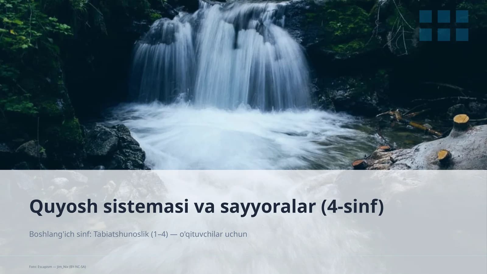 Quyosh sistemasi va sayyoralar (4-sinf)
