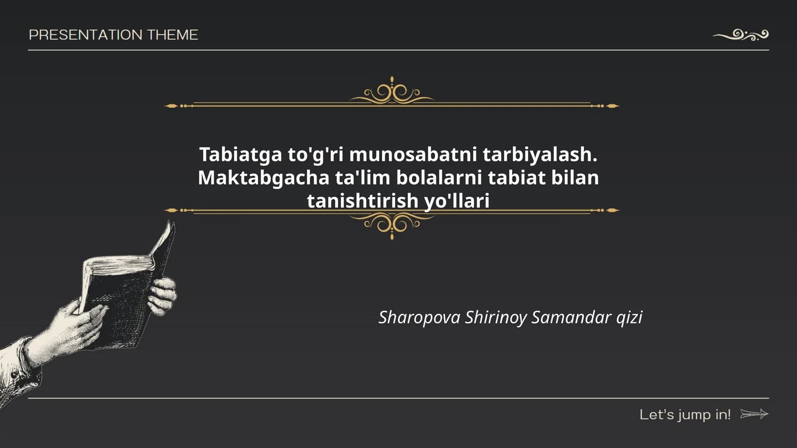 Hayvonlar bilan tanishtirish usullari