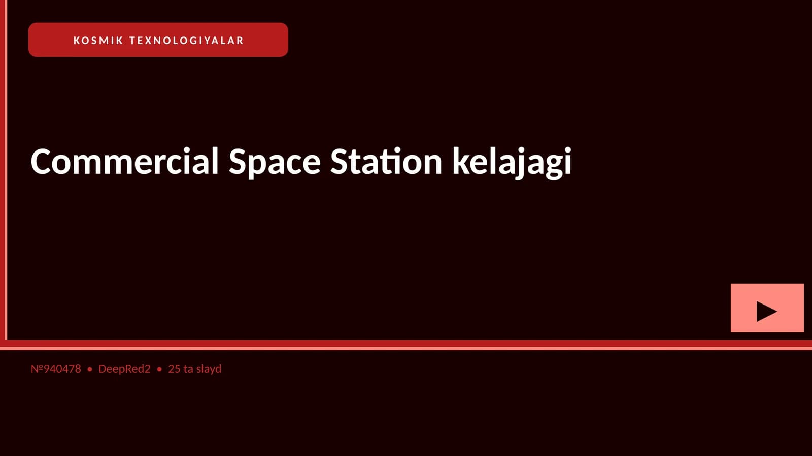 KOSMIK TEXNOLOGIYALAR
