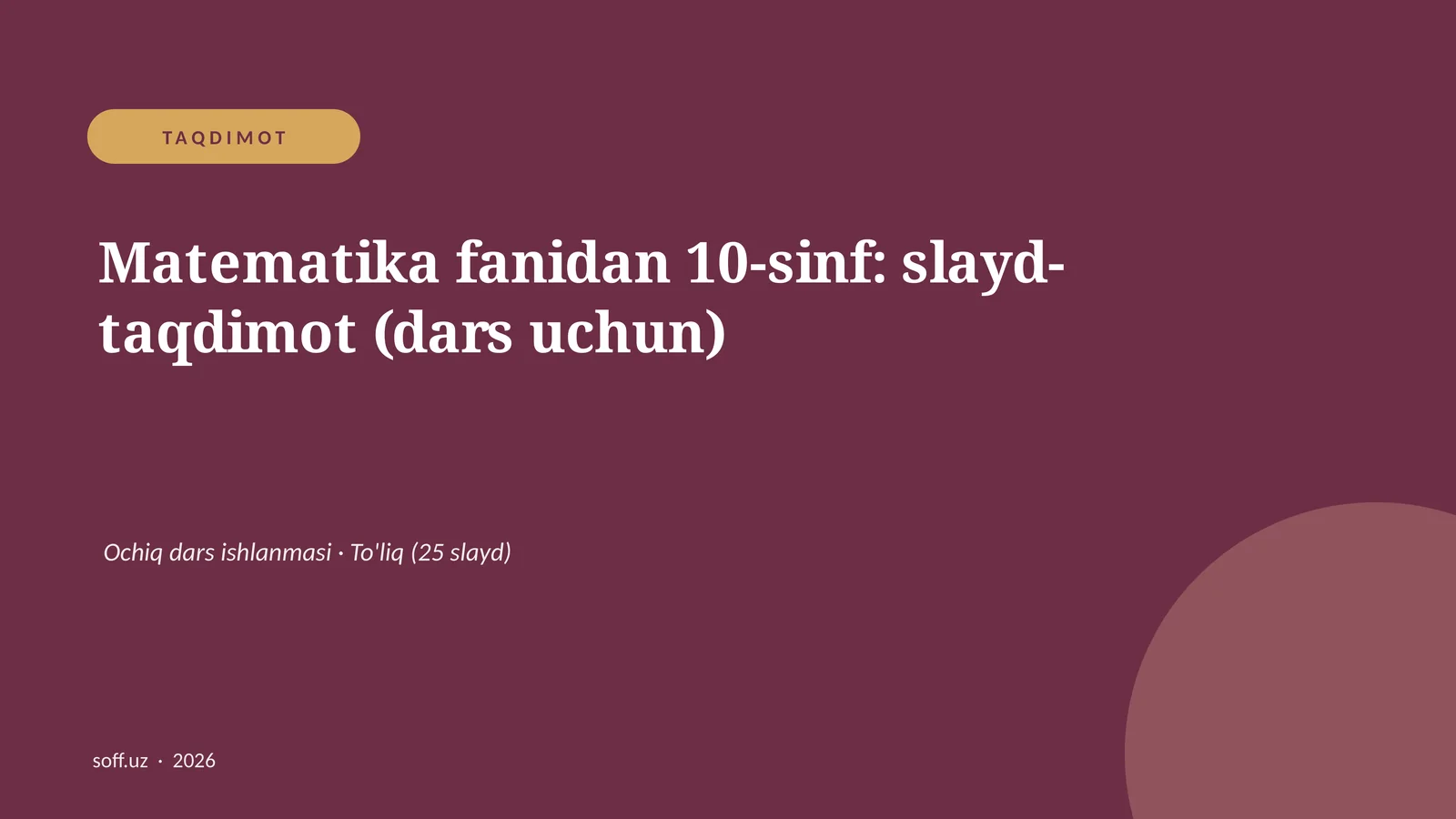 Product slide 1