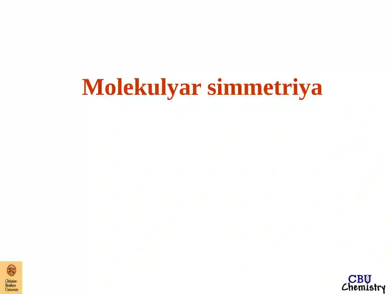 Molekulyar simmetriya