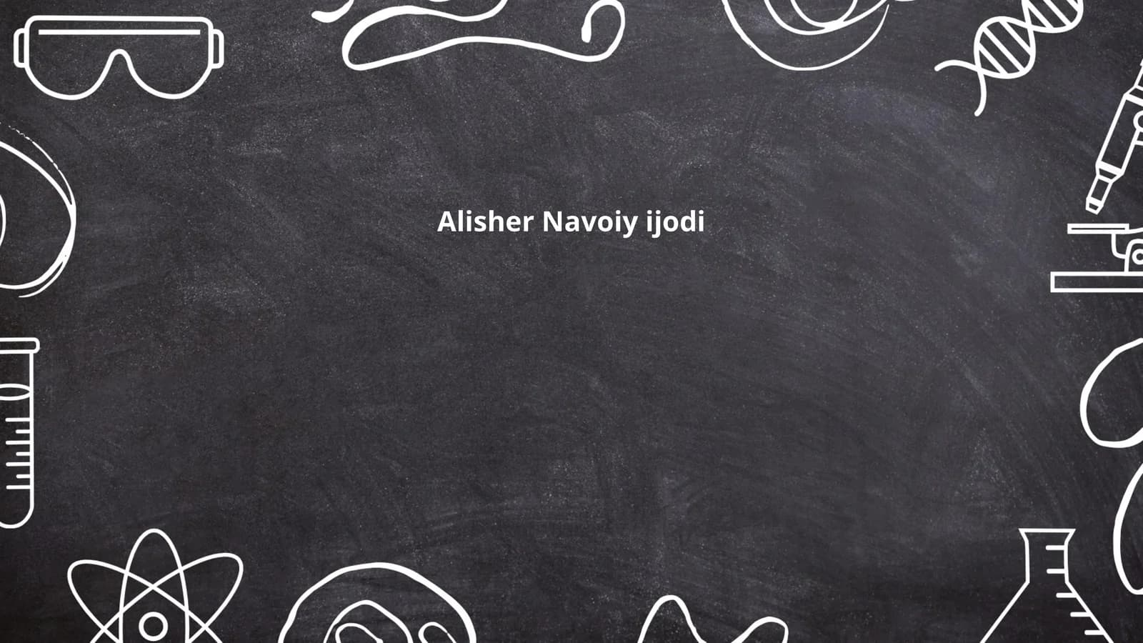 Alisher Navoiy ijodiy merosi