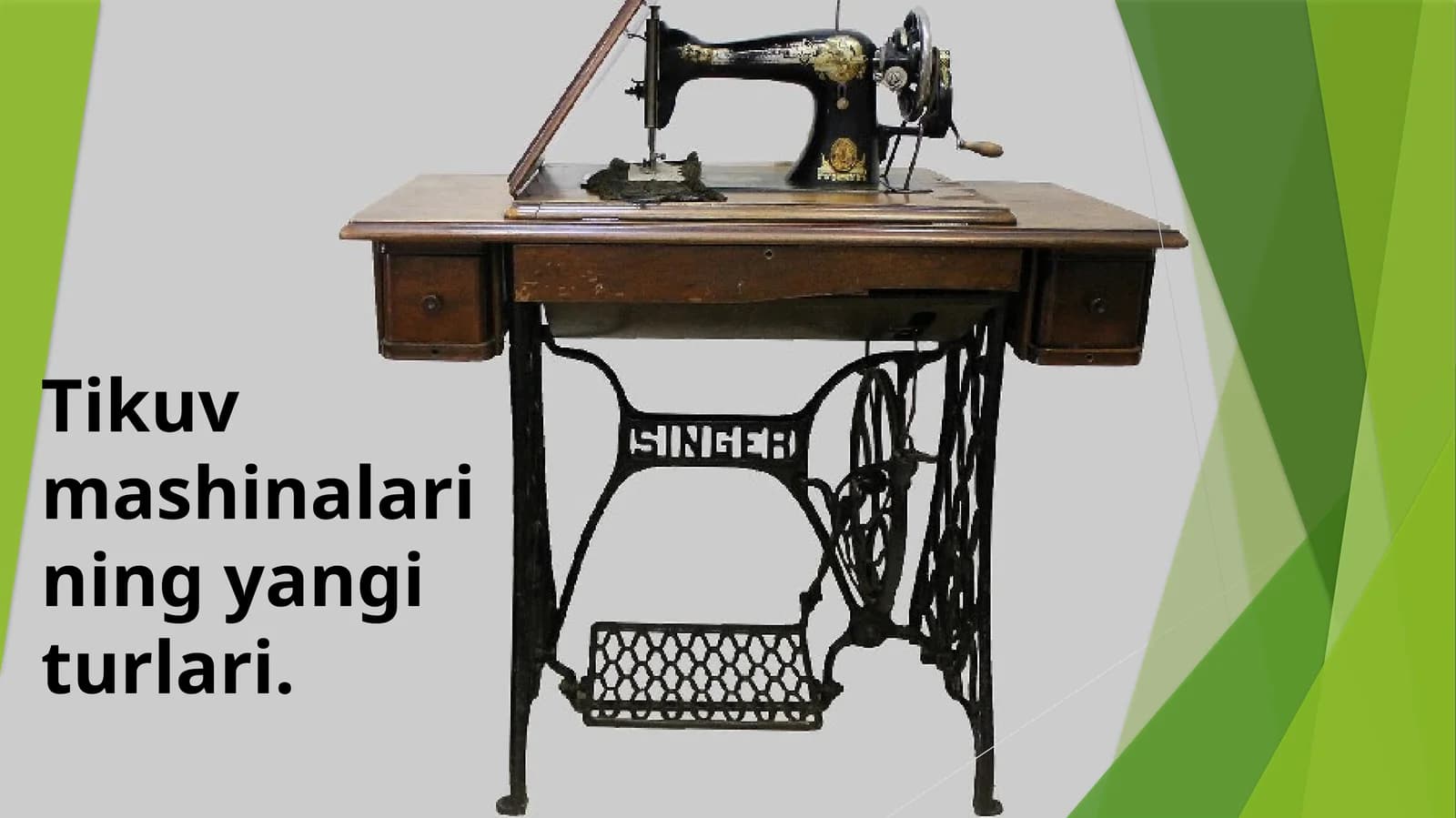 Tikuv mashinalarining yangi turlari
