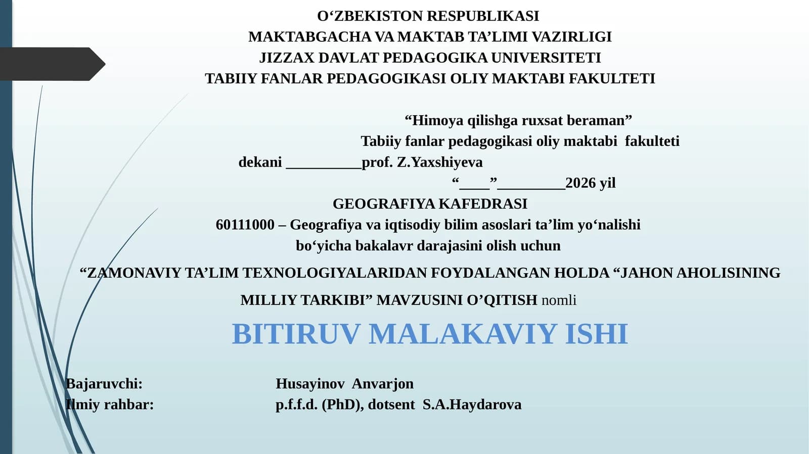 Jahon aholisining milliy tarkibi
