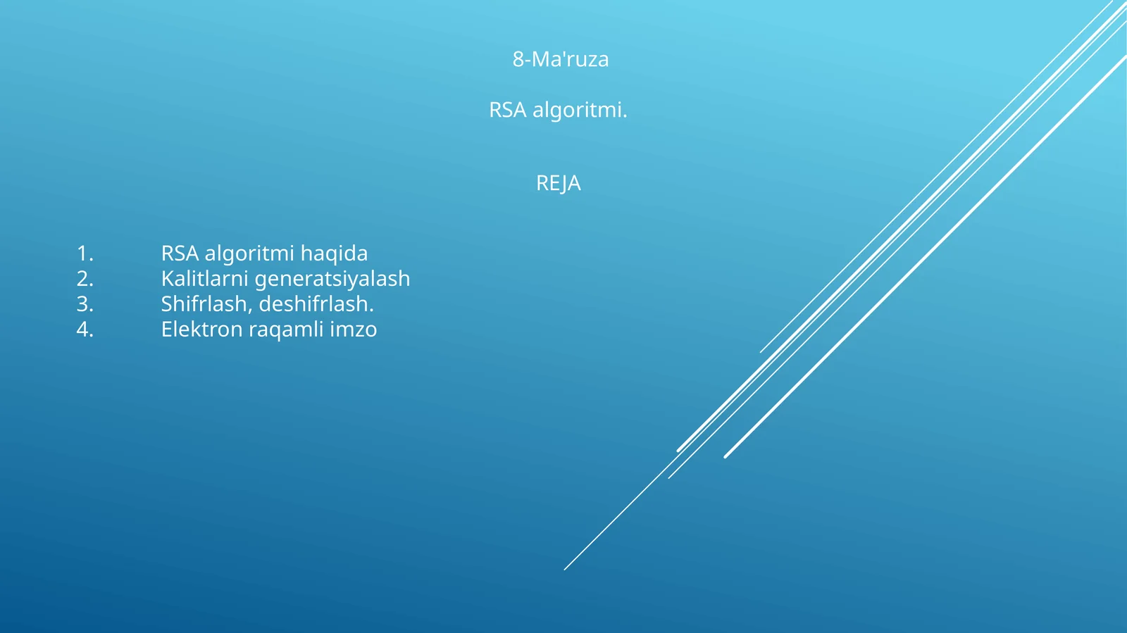 RSA algoritmi