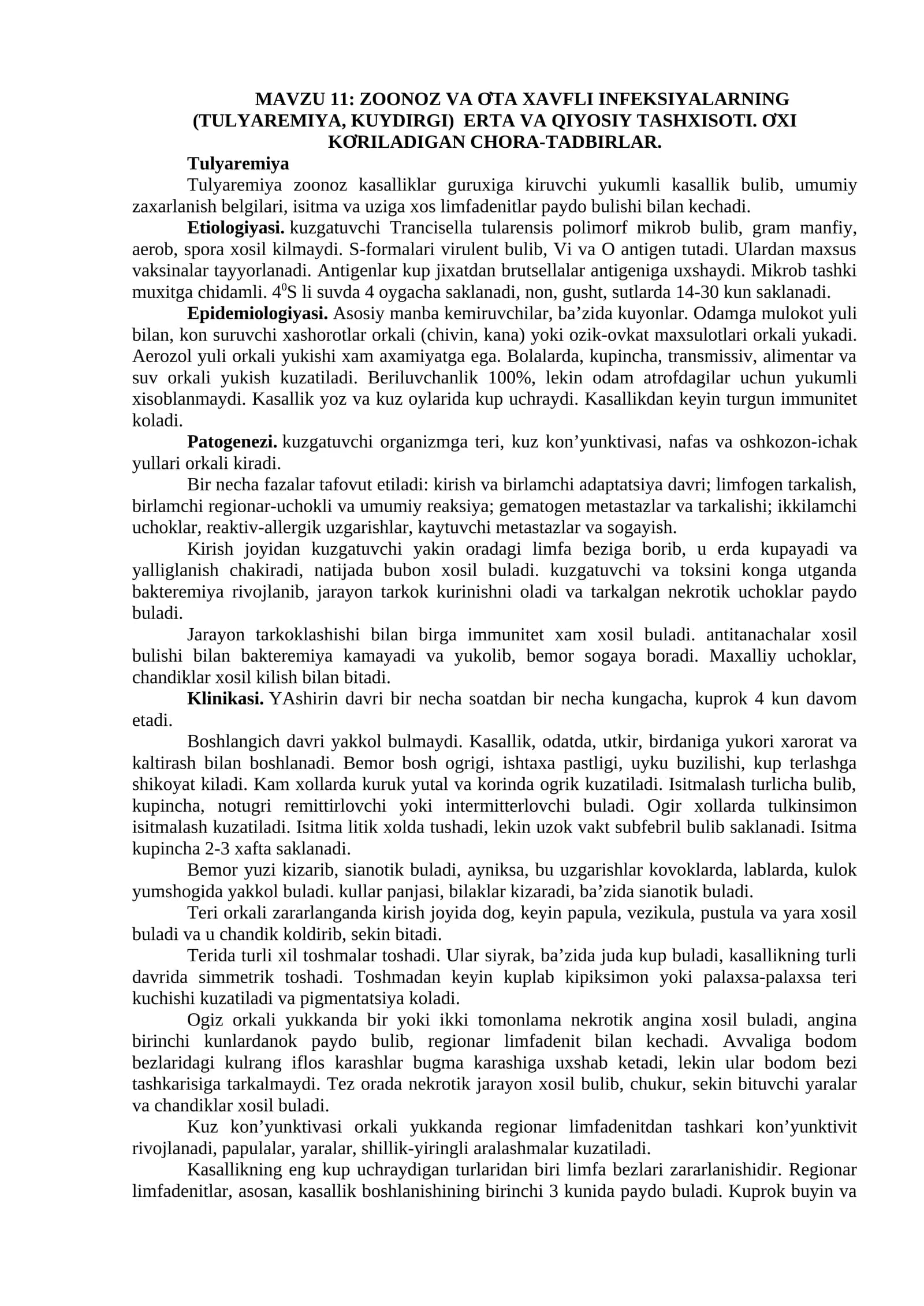 Tulyaremiya