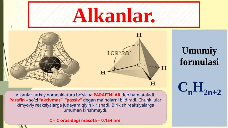 Alkanlar
