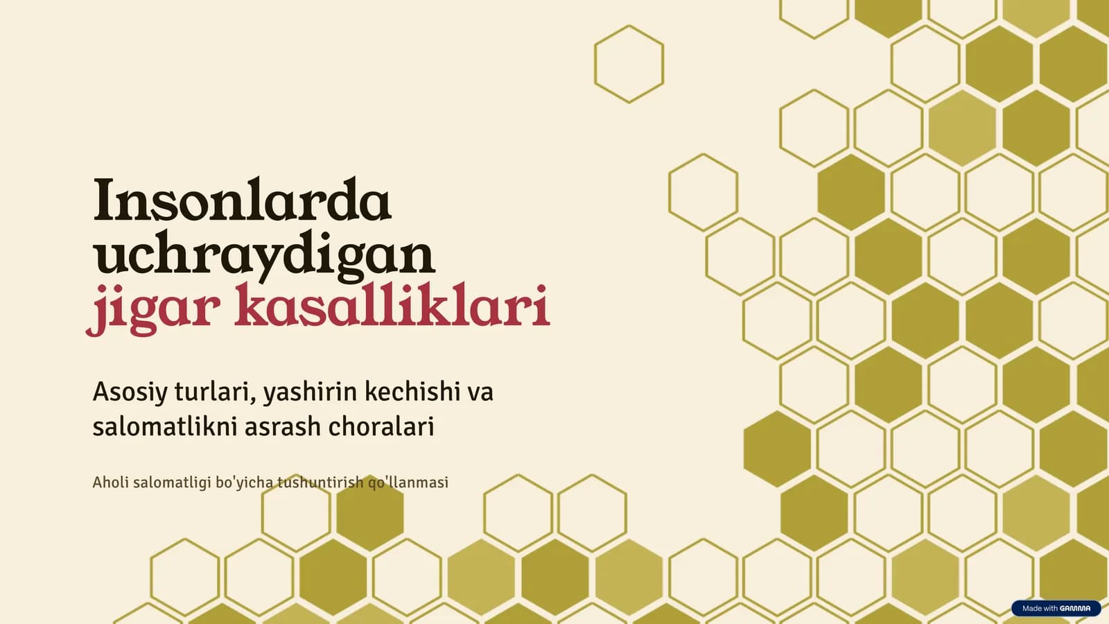 Jigar kasalliklari