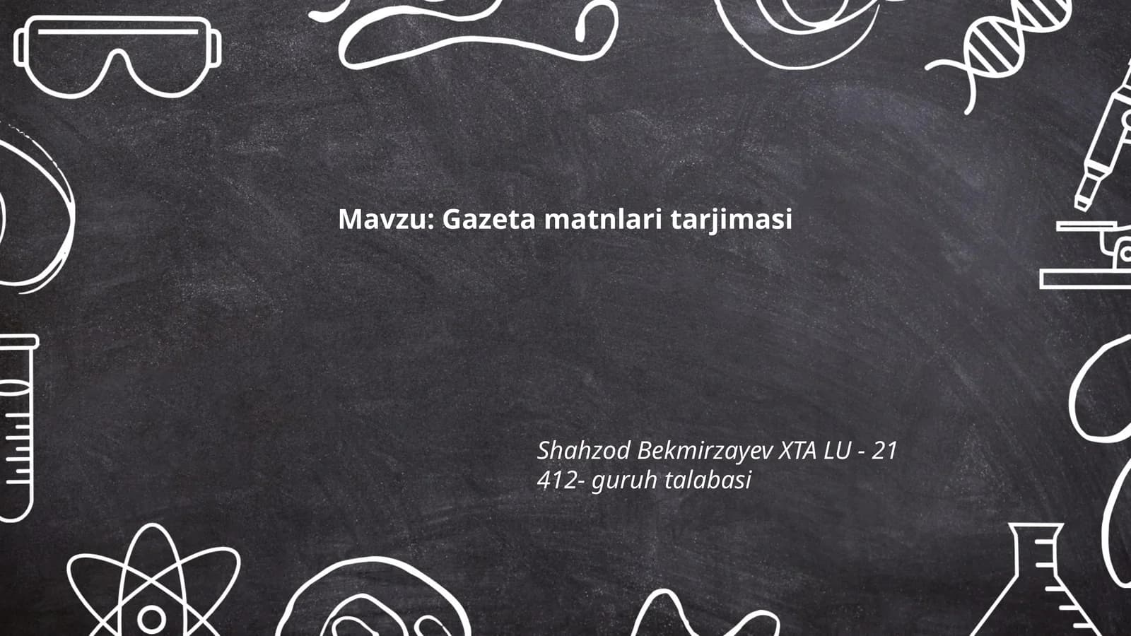 Gazeta matnlari tarjimasi