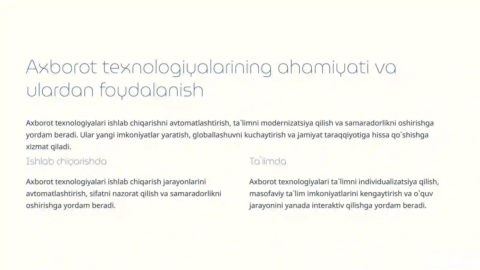 Product slide 2