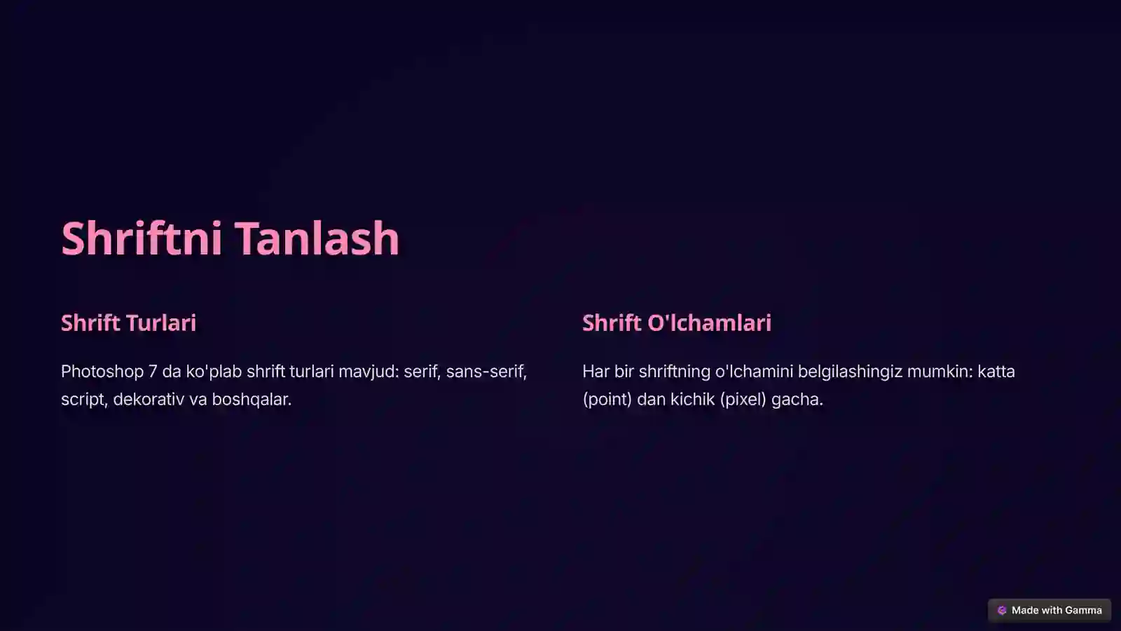 Product slide 2