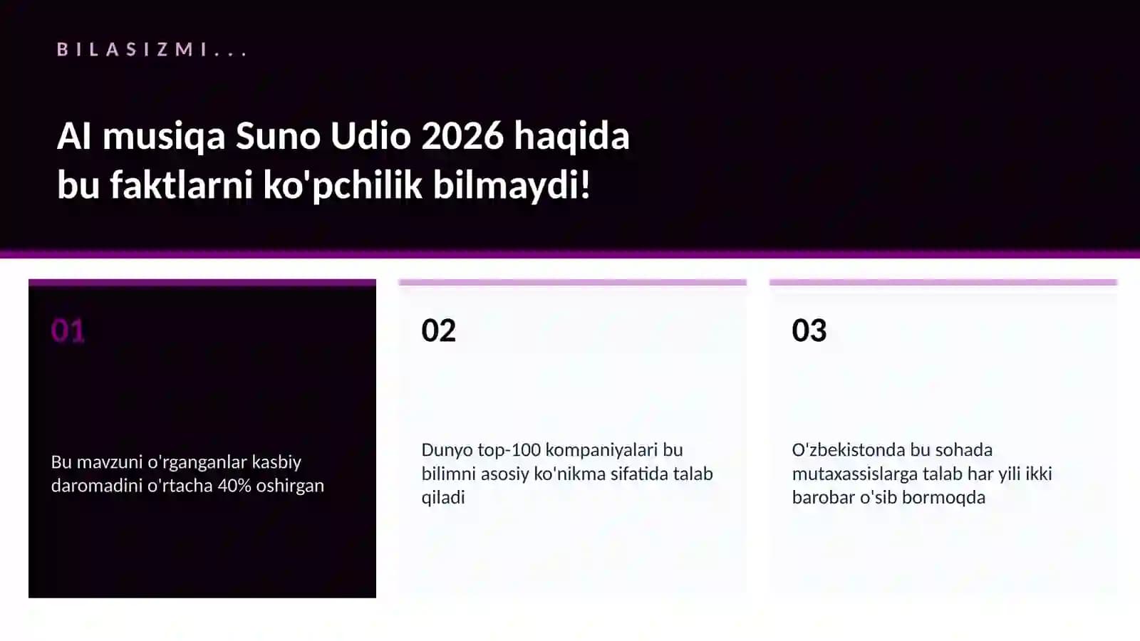 AI musiqa Suno Udio 2026