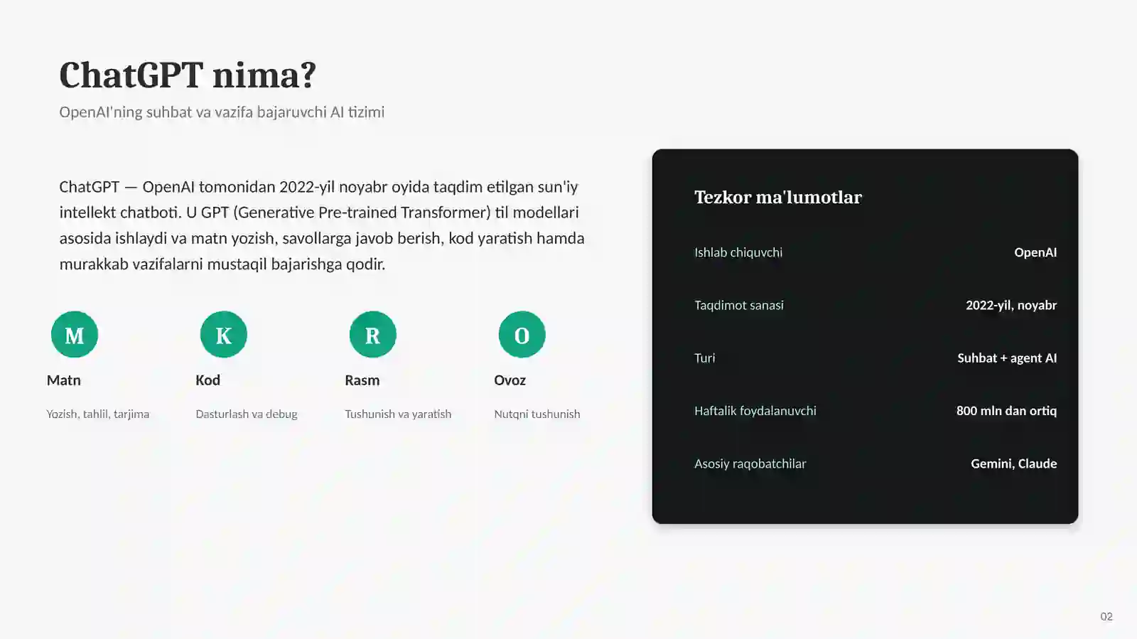 Product slide 2
