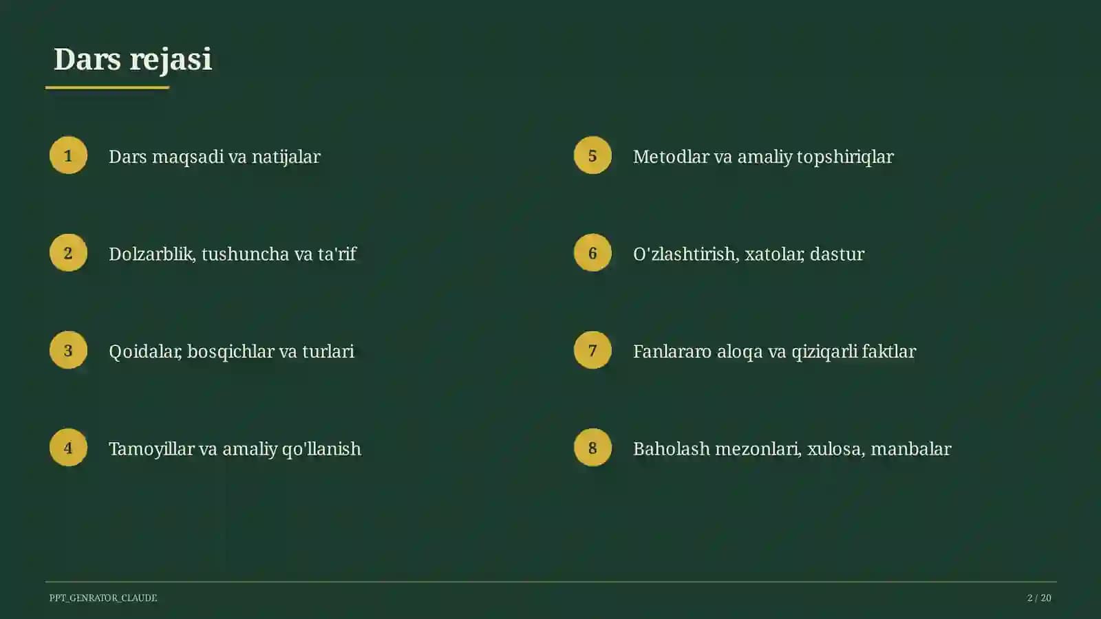 Word dasturida jadval va rasmlar (6-sinf)