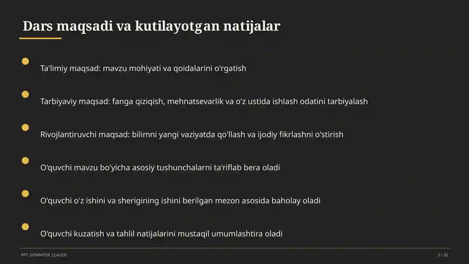 Algebra (7–11) — o'qituvchilar uchun