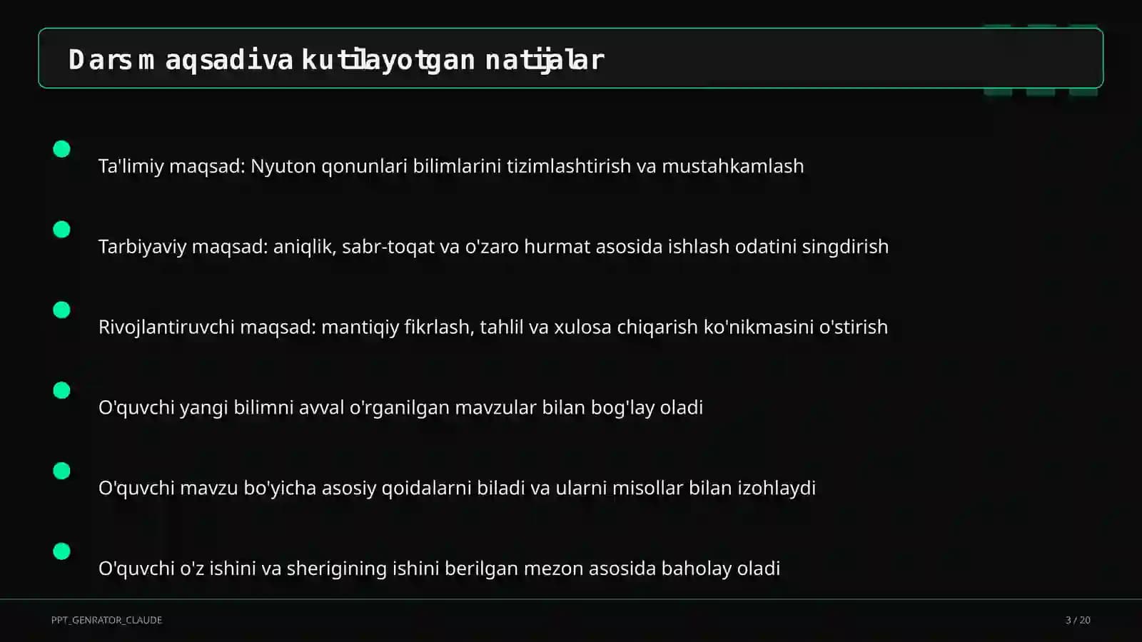 Nyuton qonunlari (9-sinf)