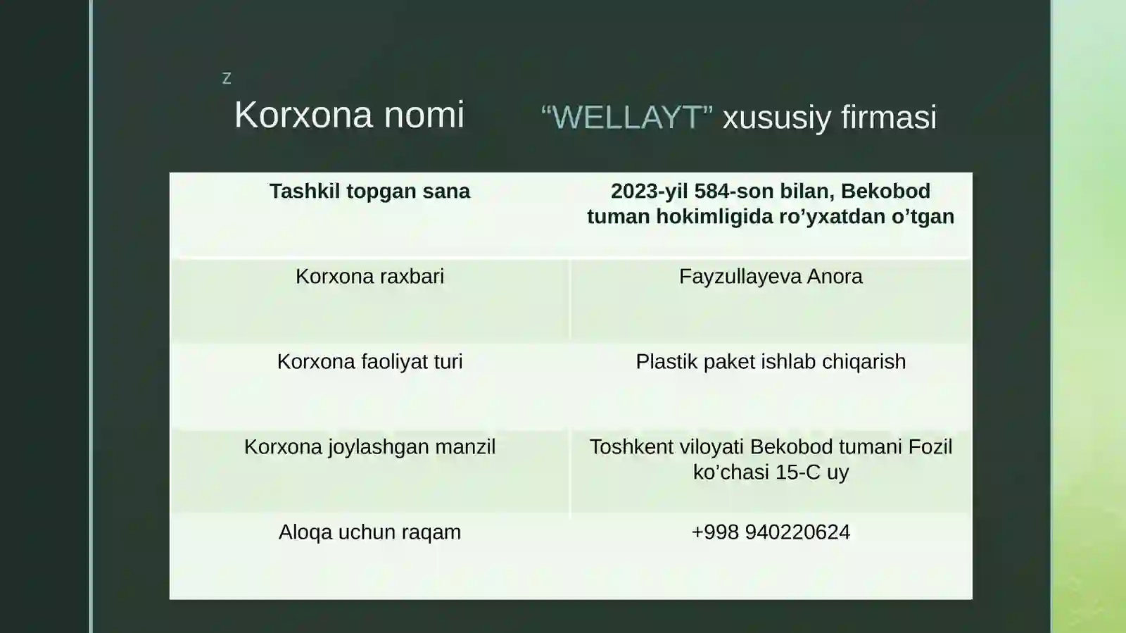 Product slide 3