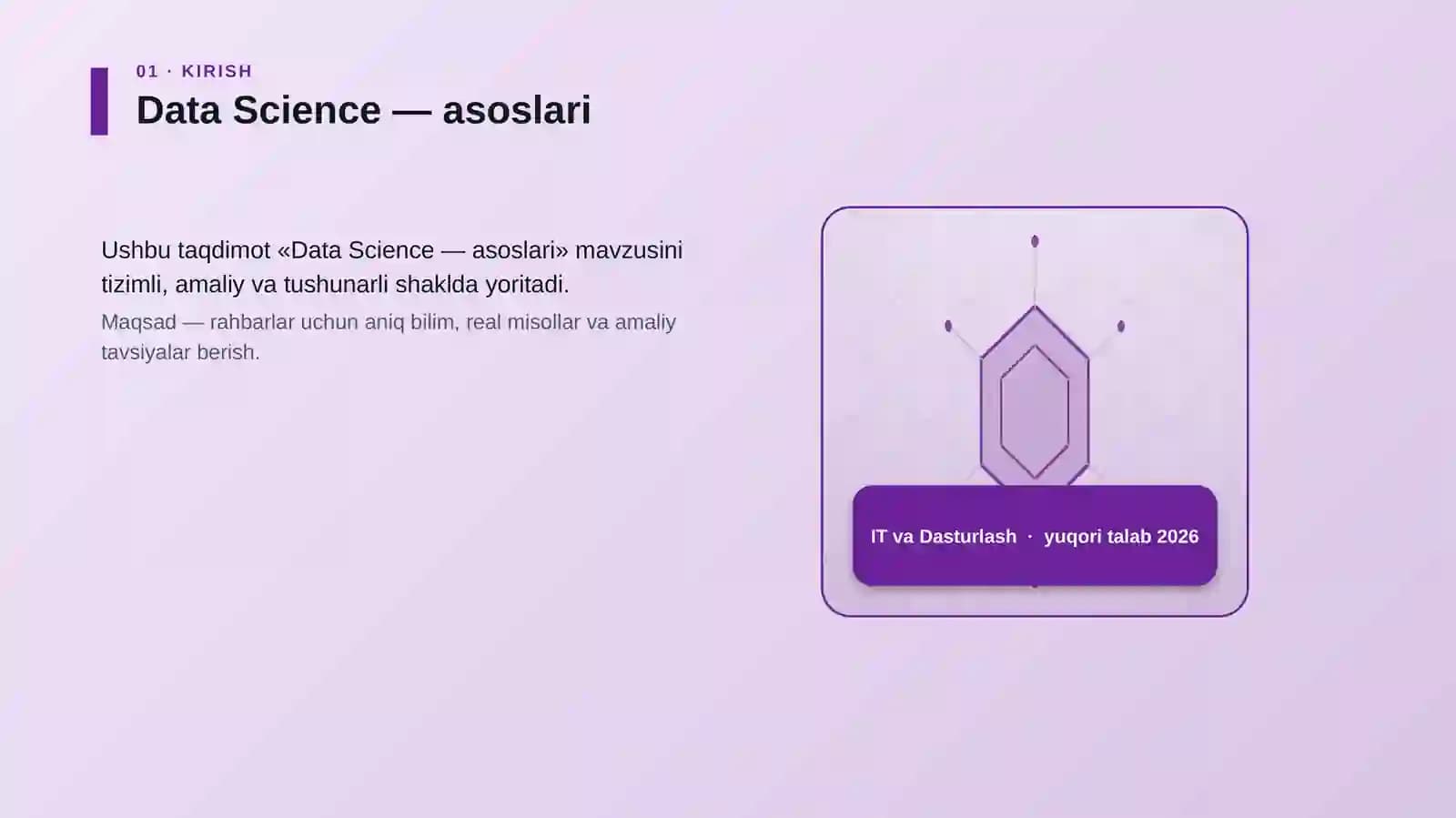 Data Science — asoslari