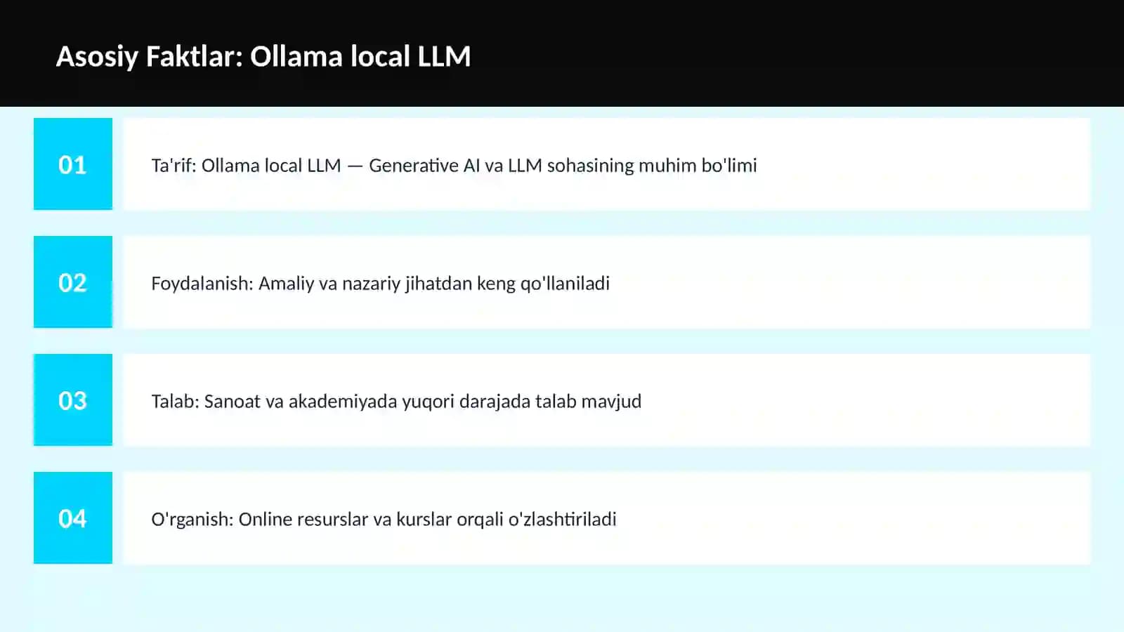 Ollama local LLM