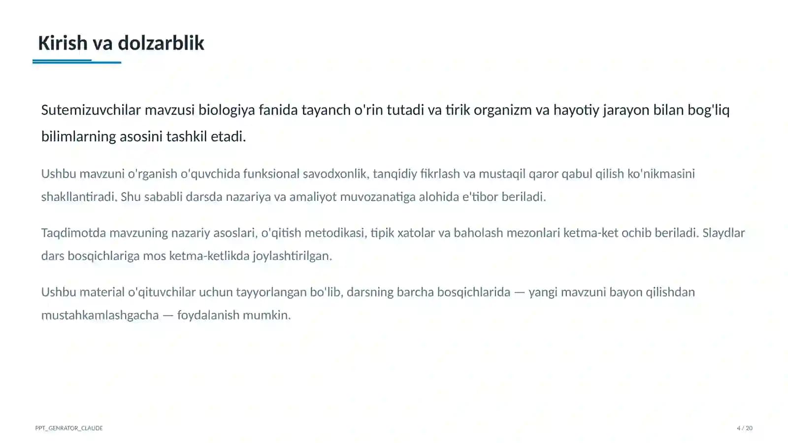Sutemizuvchilar (7-sinf)