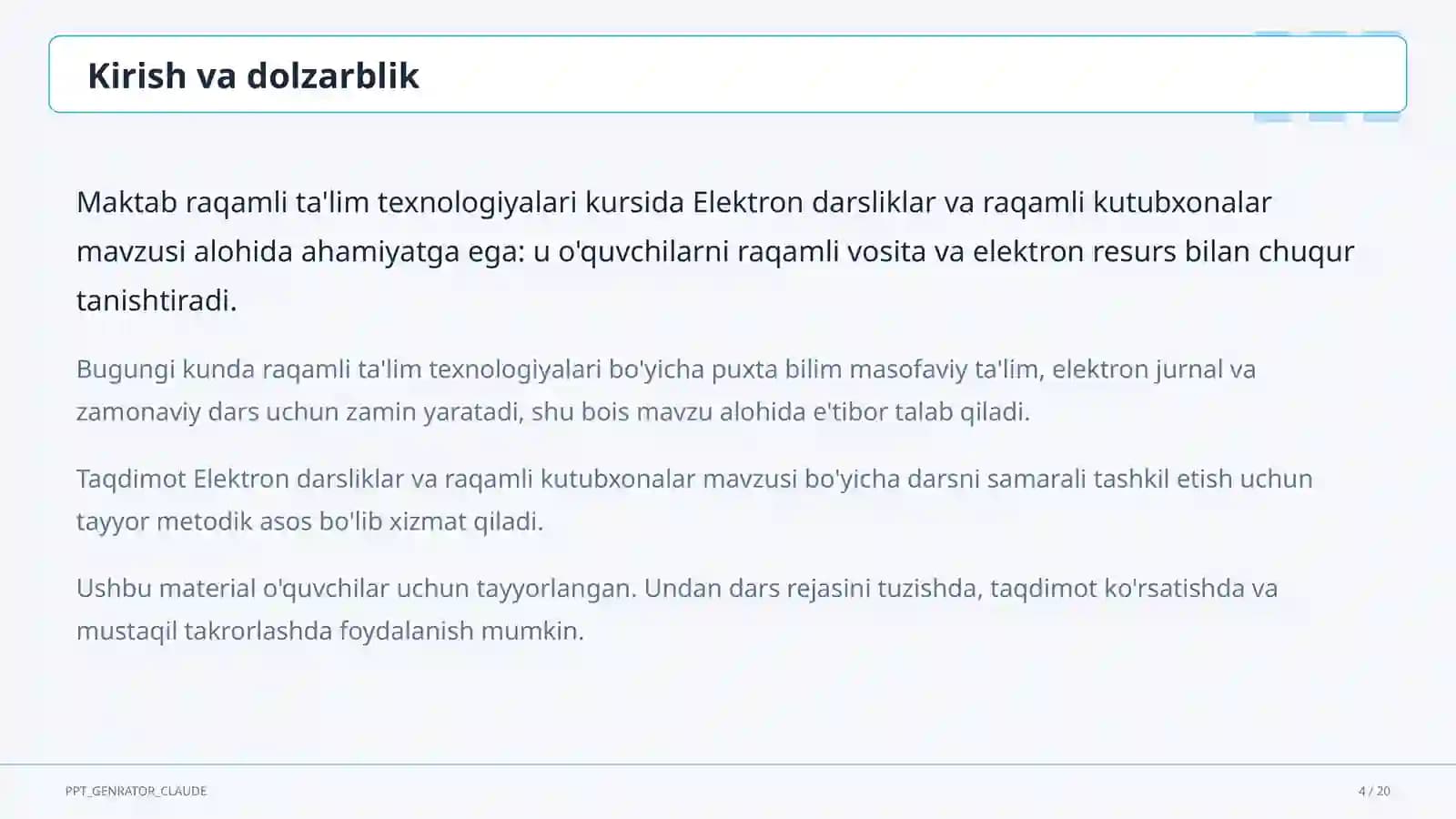 Elektron darsliklar va raqamli kutubxonalar
