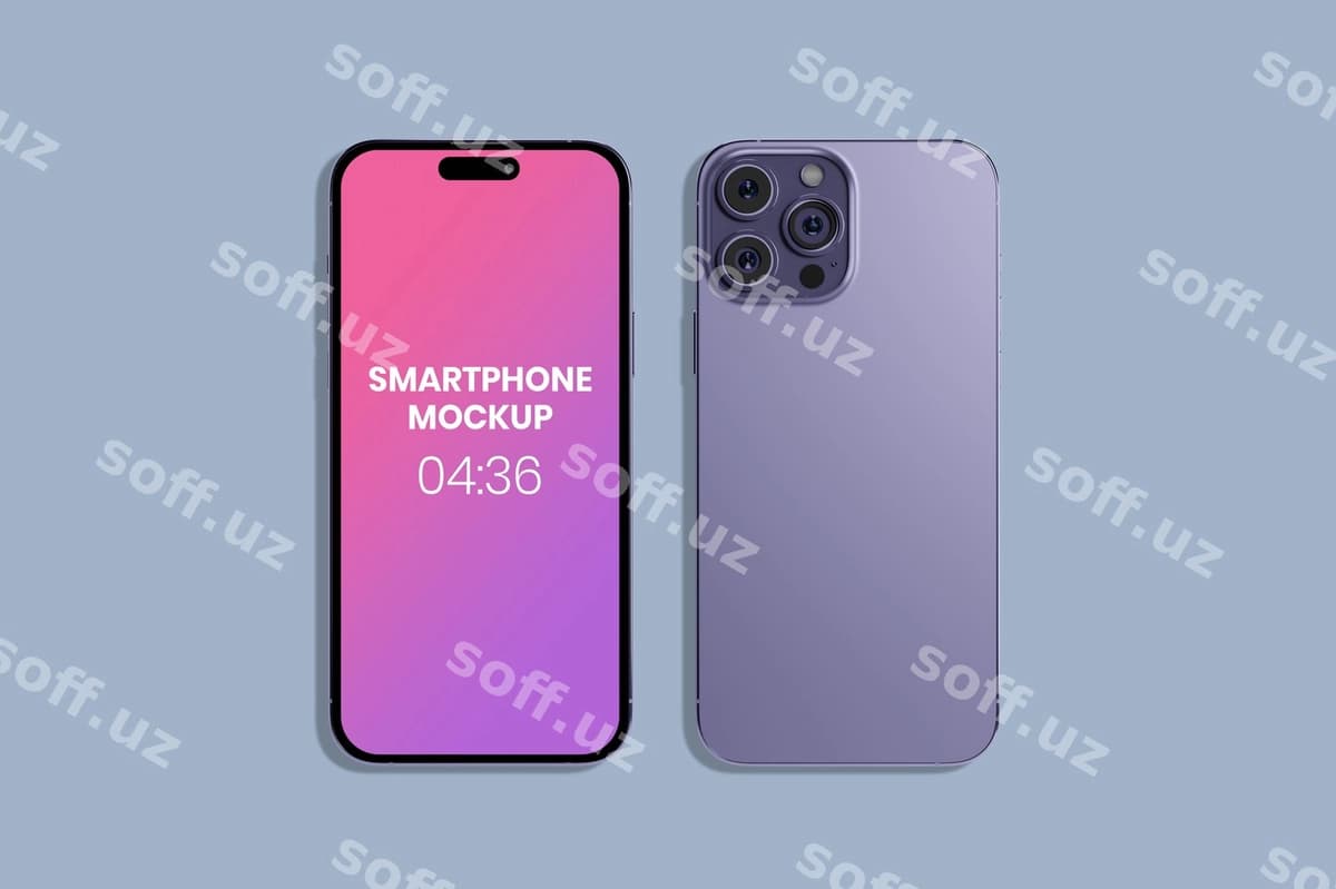 Akillı telefon modeli | Smartphone mockup