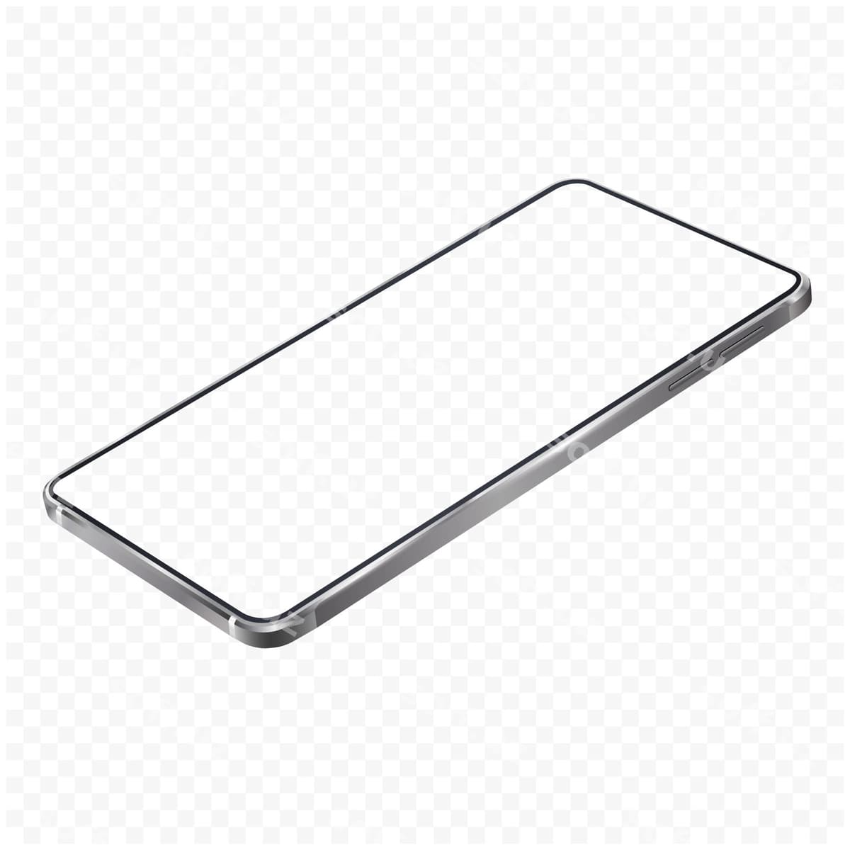 Smartfon realistik shablon | Smartphone realistic template
