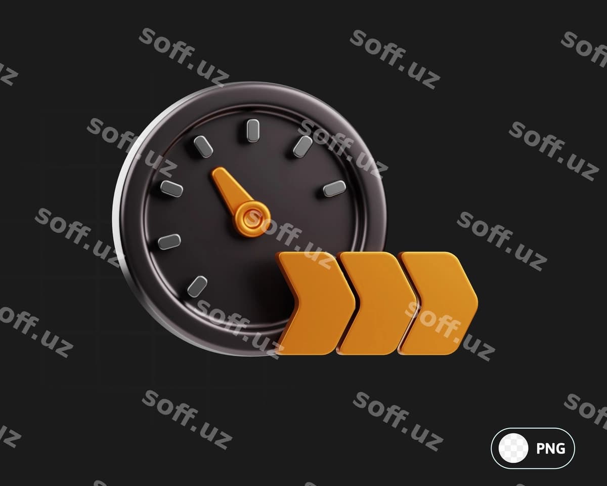 Tezlikni oshirish uchun 3D illyustratsiya | Speed boost 3d illustration