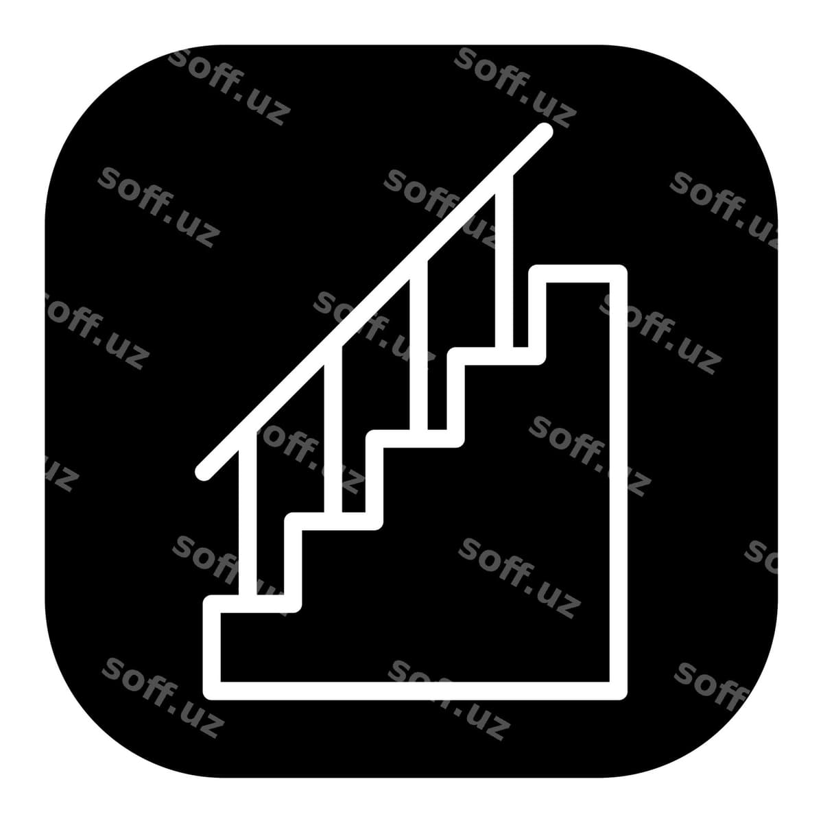O'lchov chalkalari vektor ikonalari | Stairs vector icons