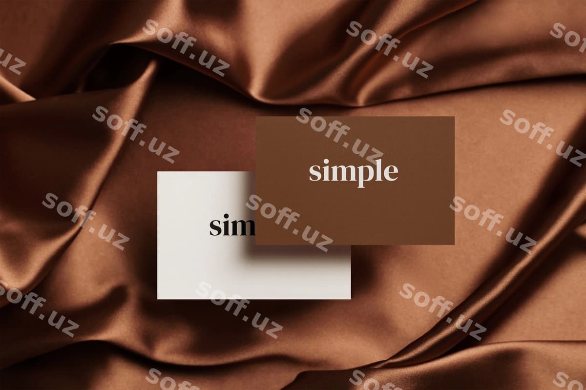 Qozoncha biznes karta | Stationery business card