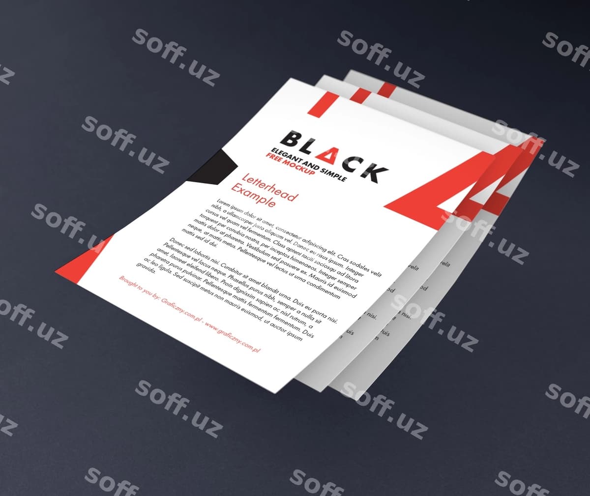 Qozoncha namunasi | Stationery mockup