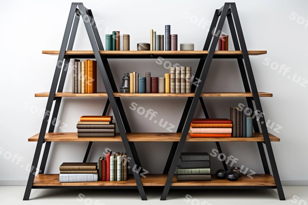 Temir kitob raftasi | Steel bookshelf