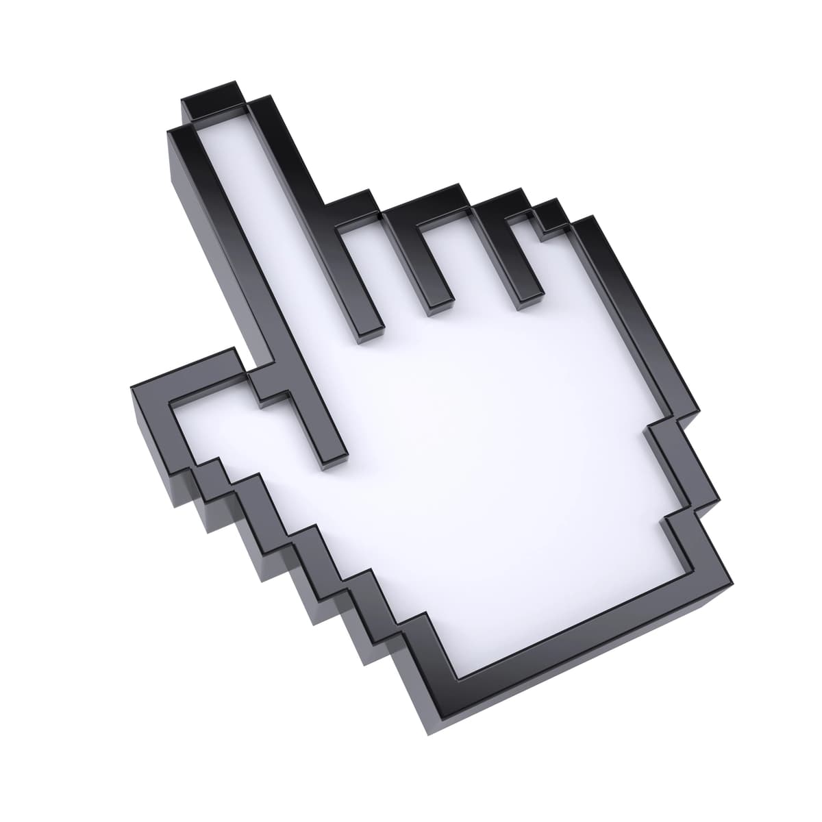 Stillashtirilgan qo'l ko'rsatkichi | Stylized hand pointer