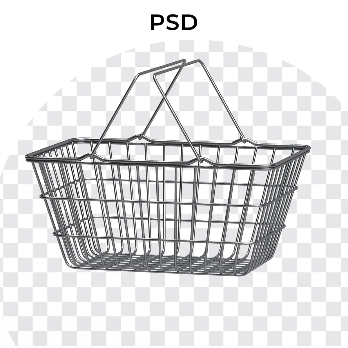 Psd it so'zi bilan savat | Basket with word psd it