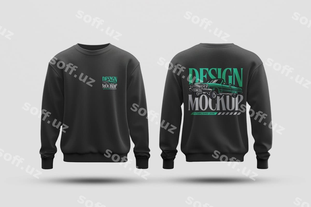 Sweatshirt maketi | Sweatshirt mockup