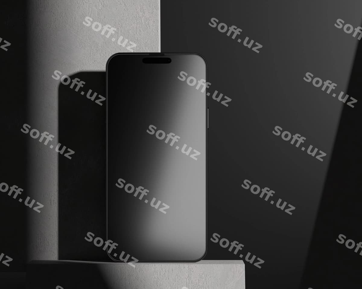 Temperlangan shisha qurilma maketi | Tempered glass device mockup