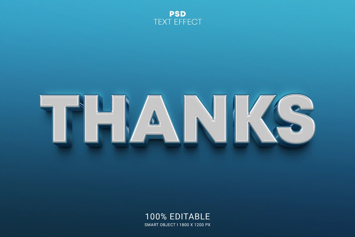 3d psd tahrirlanadigan matn effekti | 3d psd editable text effect