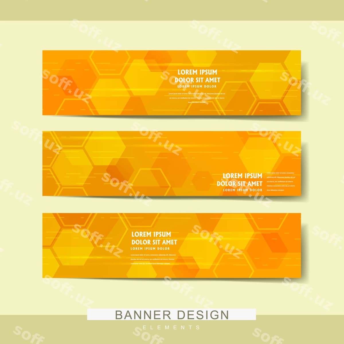 Zamonaviy banner shablon dizayni | Trendy banner template design