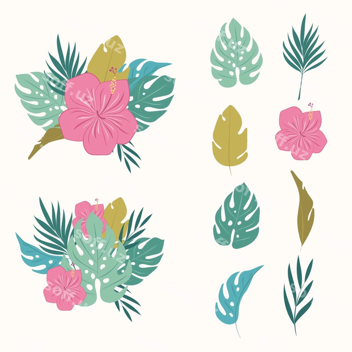 Tropik vektor elementlari | Tropical vector elemnts