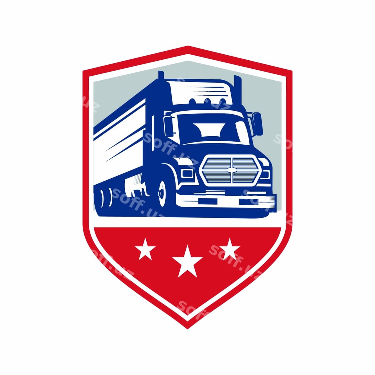 Yuk emblema logotipi | Truck emblem logo