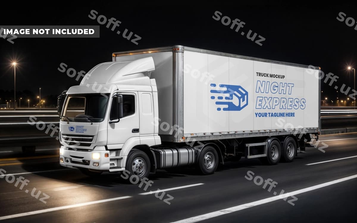 Truck mockup | Truck mockup