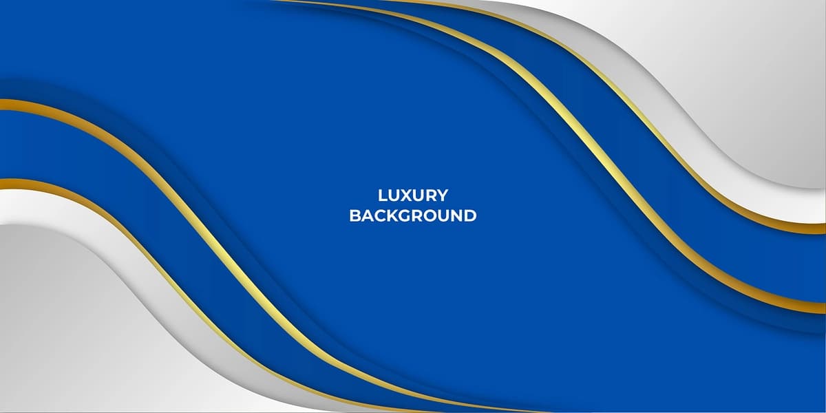 Shakllar chiziqlari bilan ko'k hashamatli fon | Blue luxury background with shapes lines