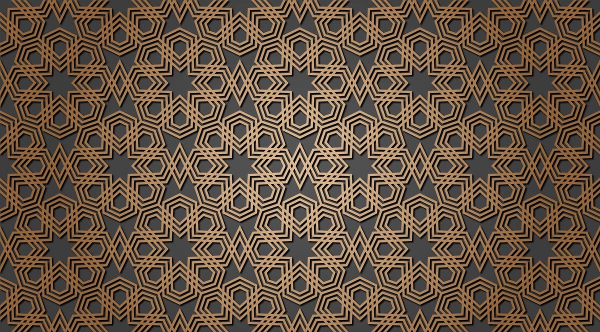 Ramazon oyidagi uzluksiz 3D islomiy naqsh arab uslubidagi vektor tasviri | Seamless 3d ramadan islamic pattern arabian style vector illustration