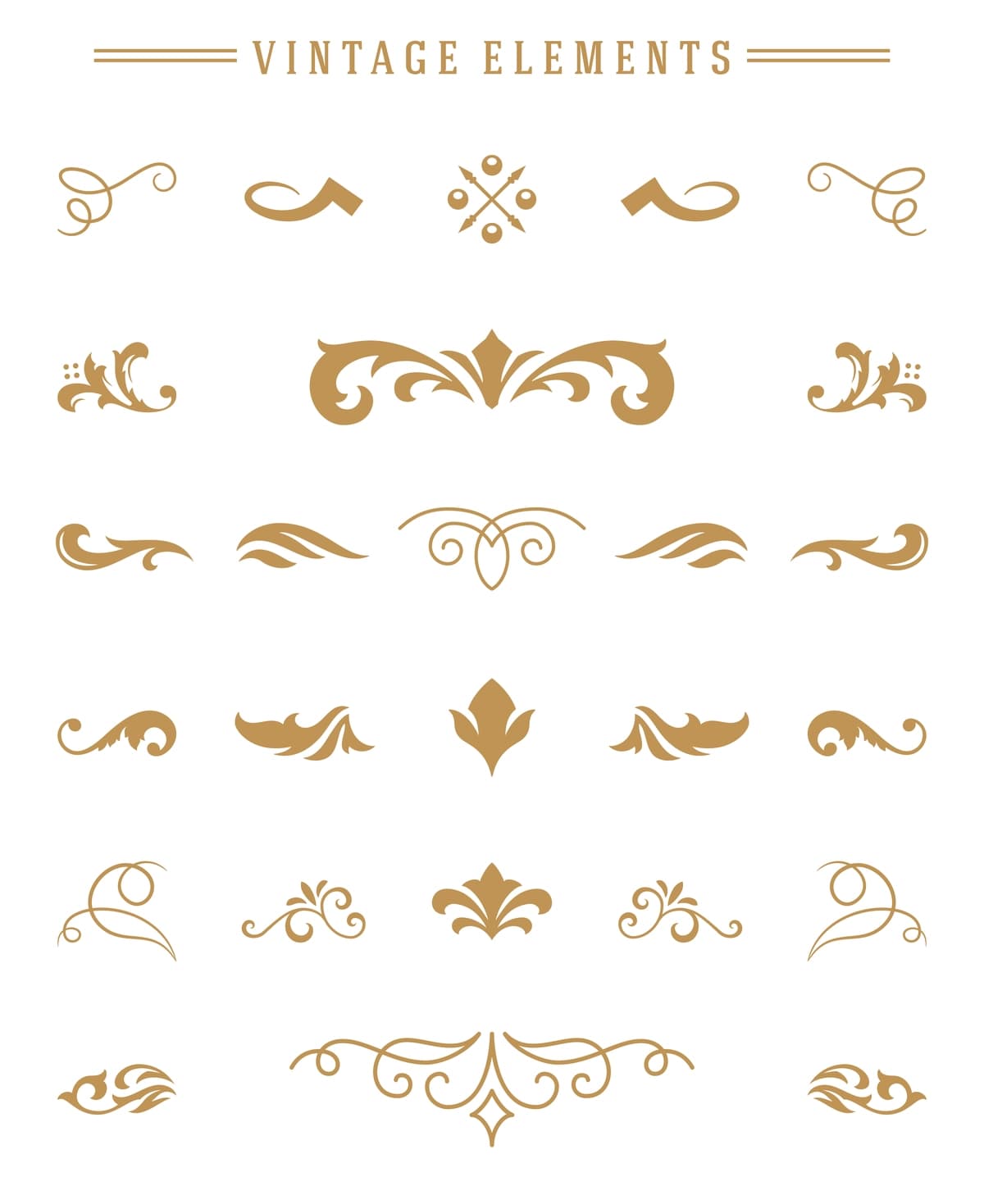 Vintage bezaklari gulli elementlarni loyihalash taklifnomalarini tabriklaydi | Vintage ornaments set floral elements design invitations greeting