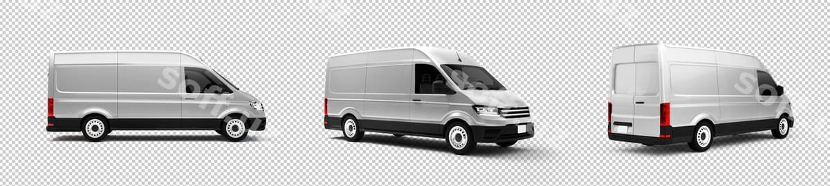 Shaffof mikroavtobus izolyatsiya qilingan | Van isolated transparent