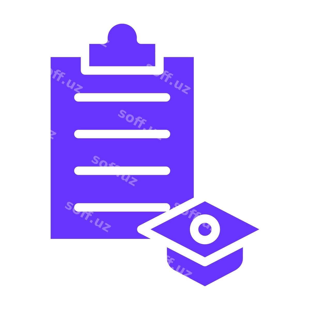 Vektor dizayn o'quv rejasi ikon uslubi | Vector design syllabus icon style