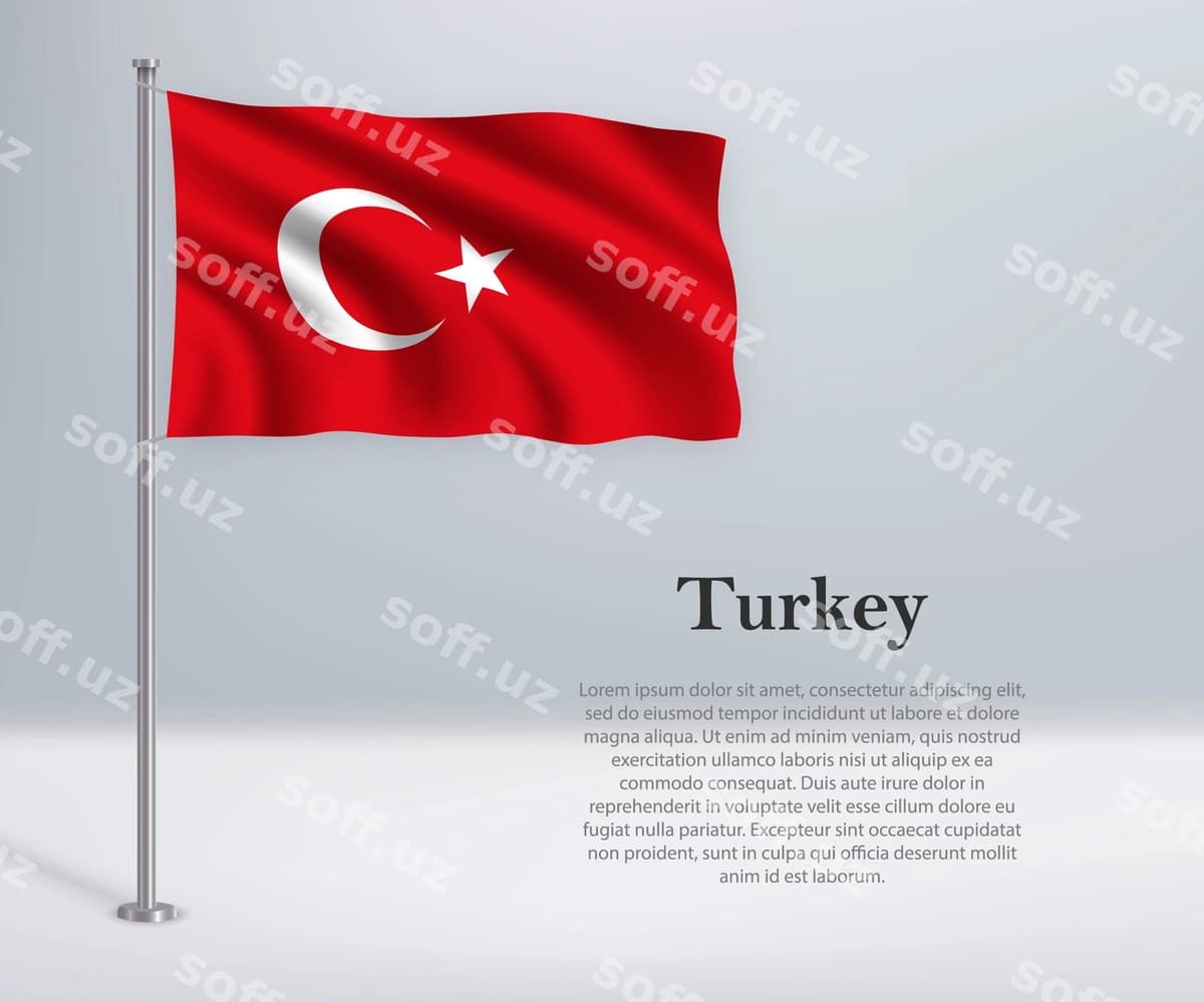 Turkiya bayroqi o'tkazib yuborgan bayroq urushida | Waving flag turkey flagpole