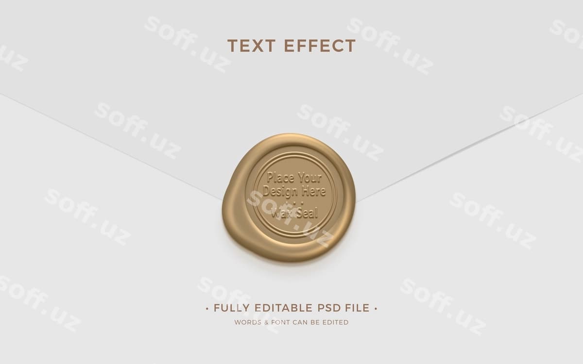 Mumiy matn effekti | Wax text effect