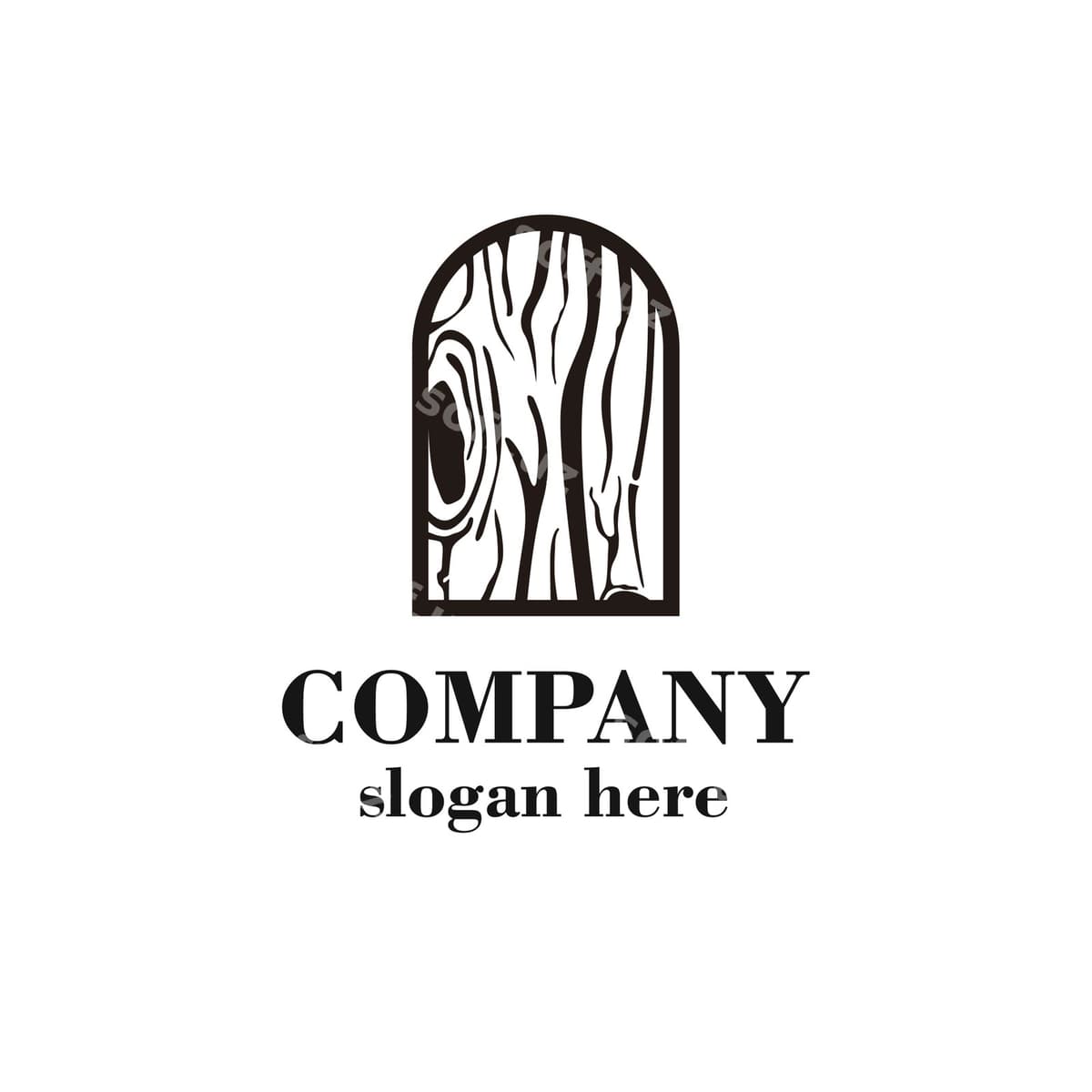 Gʻis teksturasi logo dizayn ilhomi | Wood texture logo design inspiration